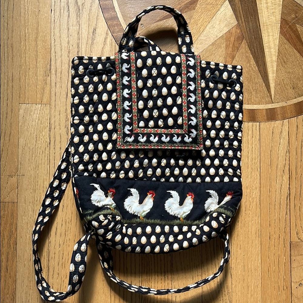 Vera Bradley *RARE* Chicken pattern backpack